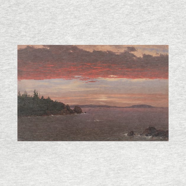 Schoodic Peninsula from Mount Desert at Sunrise by Frederic Edwin Church by Classic Art Stall